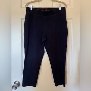 Talbots L legging Crop capris pants navy blue